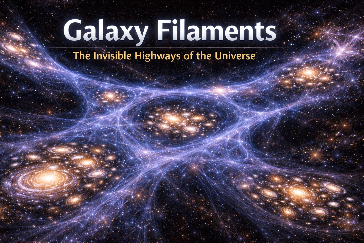 Galaxy Filaments: The Invisible Highways of the Universe