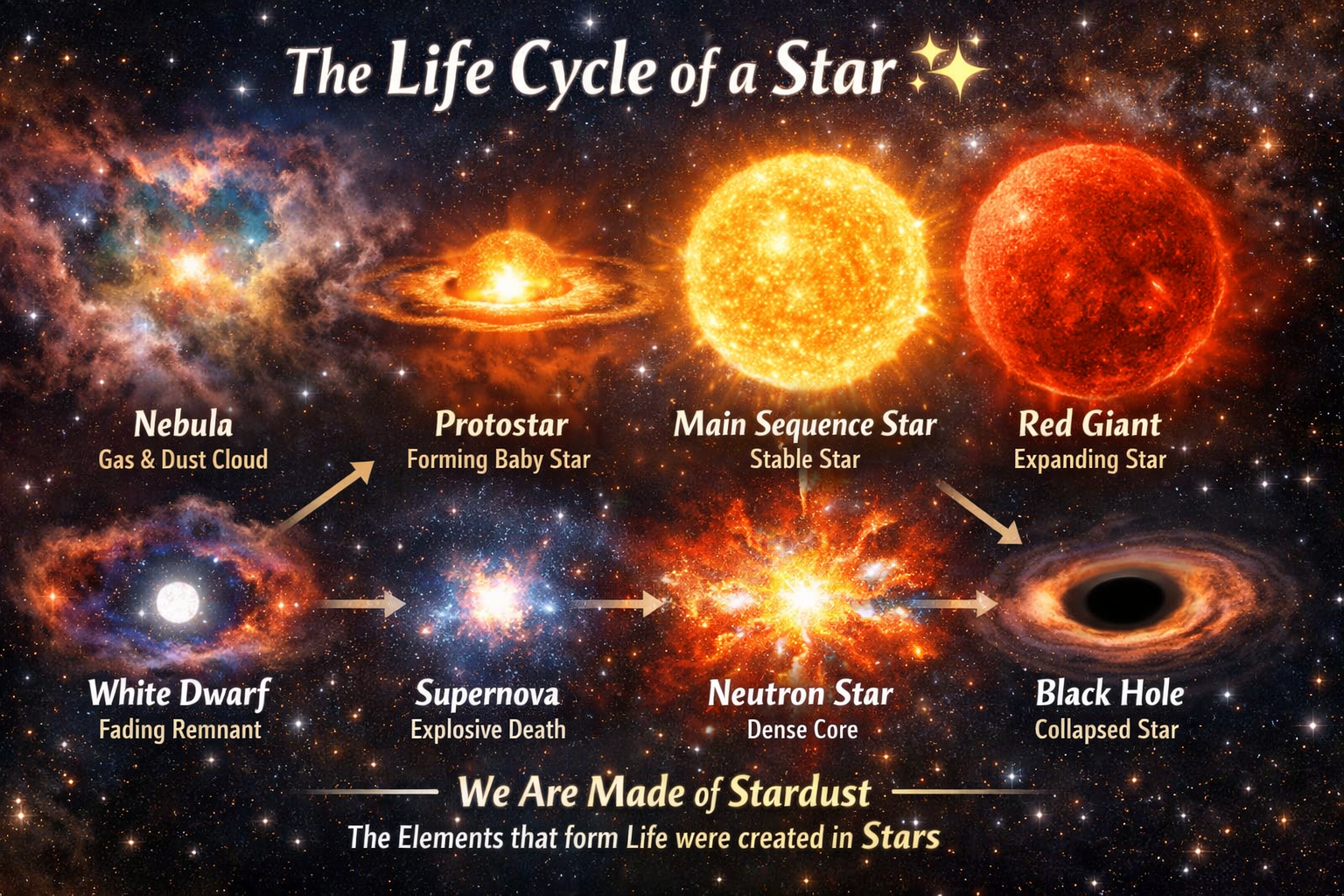 The Life Cycle of a Star ✨🌟