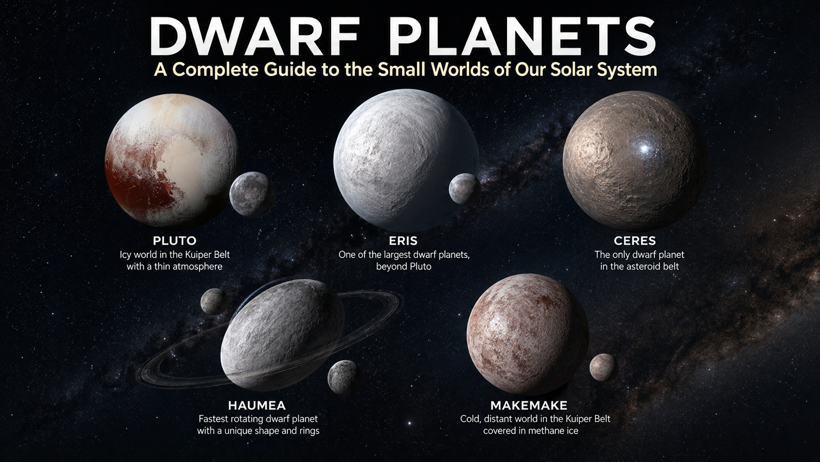🌌 Dwarf Planets A Complete Guide to the Small Worlds of Our Solar System