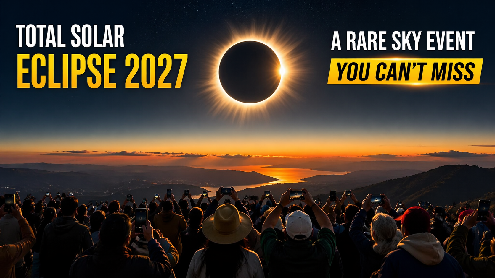 🌑 Total Solar Eclipse 2027: A Rare Sky Event You Can’t Miss