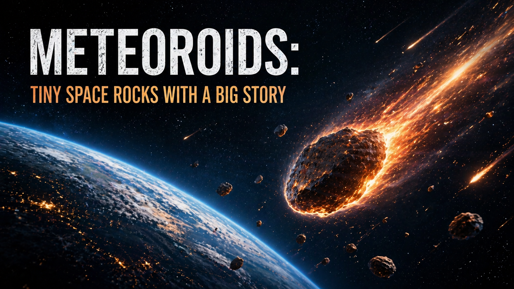 🌠 Meteoroids Tiny Space Rocks with a Big Story
