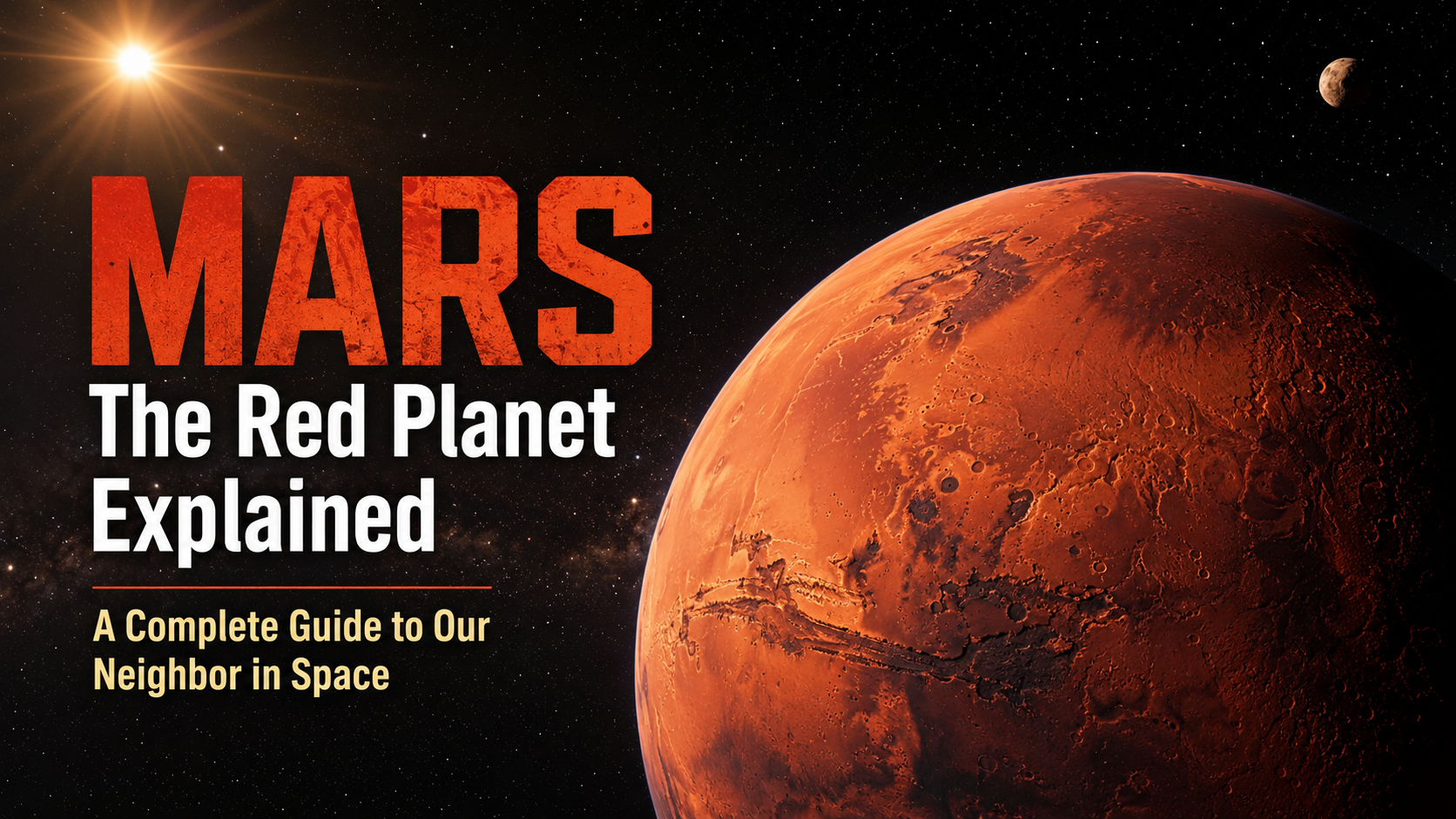 Mars The Red Planet Explained – A Complete Guide to Our Neighbor in Space